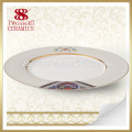 Modern Kitchen Luxury Design Paint Round Ceramic Plate